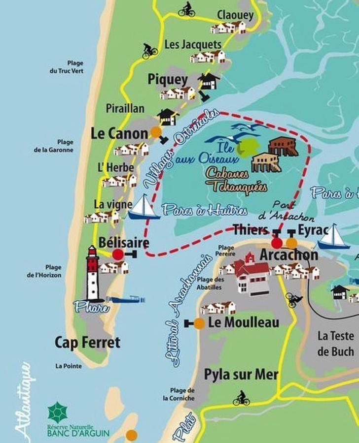 Tiny House Famille Nature Cap Ferret Claouey 外观 照片
